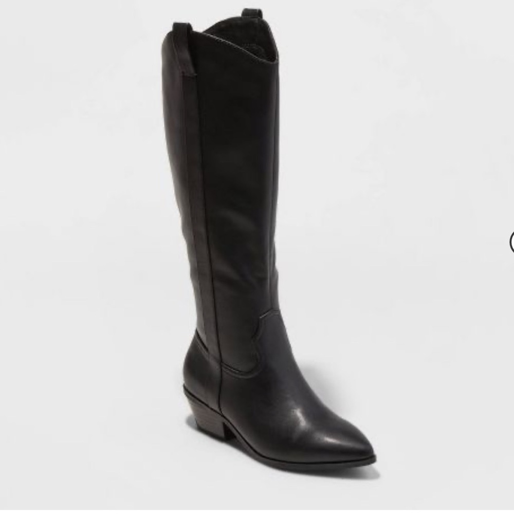 Women's Sadie Western Boots - Universal Thread™ Black 7.5